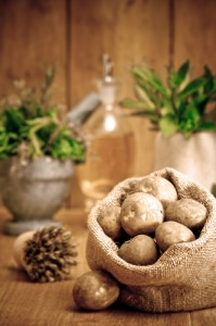 jute zak aardappels