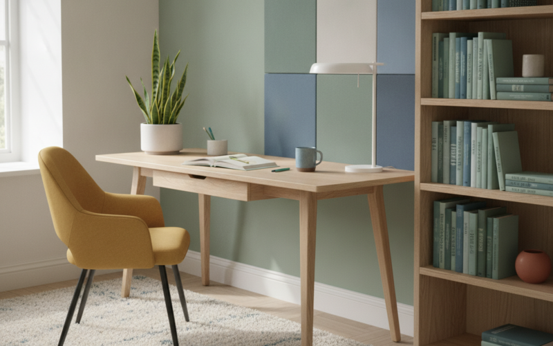 Deze kleuren verbeteren je concentratie in de thuiswerkkamer